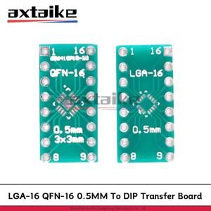 LG호환A-16 QFN-16 0.5mm-DIP 전송 보드 DIP 핀 피치 IC 어댑터 플레이트 변환 20 개