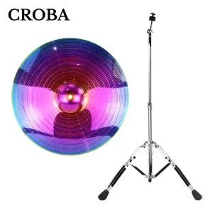 크로바 컬러풀 1번 심벌 세트 41cm 스탠드 포함 고고장구용 장구 난타 드럼