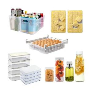 [실리쿡] 냉장고&주방수납 BEST 레일바스켓 / 트레이 / 마늘칸칸 / 물병 / 냉장고정리용기