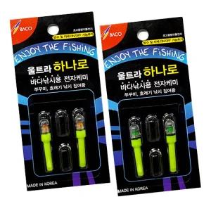 바코 울트라 하나로 전자케미 바다낚시용 4mm집어등 쭈꾸미 호래기