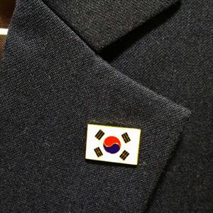 나라사랑 태극기 뱃지