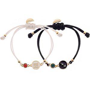 [디바테일][선물포장]탄생석+별자리 매듭팔찌