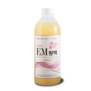 아이보리 EM원액 1리터 (당밀, 먹는EM, 천연비누)