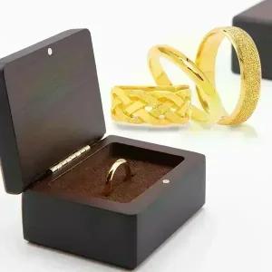 순금반지 3.75g 4종 우드케이스