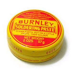 BURNLEY(번리) 전기인두 납땜용 송진 솔더링 페이스트(57g) 플라스틱케이스 솔더패스트 납땜송진 패스트
