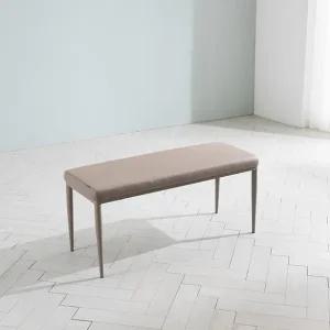 리바트 토핑 4인 가죽 식탁벤치의자