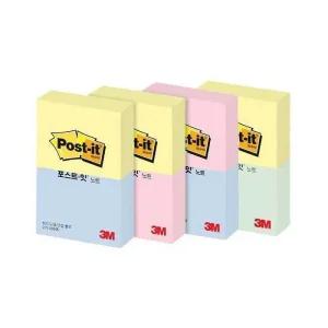 3M 포스트잇 653-2 접착메모지 2개패드 오피스 사무