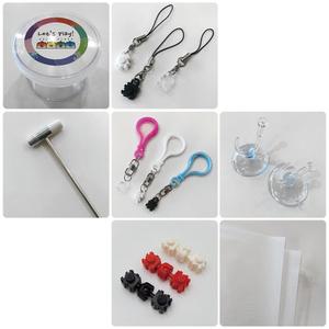 톡톡놀이 컬러블럭 디폼 부자재 모음 블럭망치 가방고리 관절