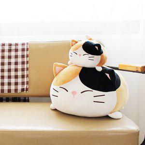 [모찌타운] 까망 고양이 쿠션겸 말랑모찌인형 M
