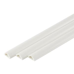 케이엠 고강도 전선몰딩 백색1호_1M당(반원형) 전선정리용품 (구.남영)