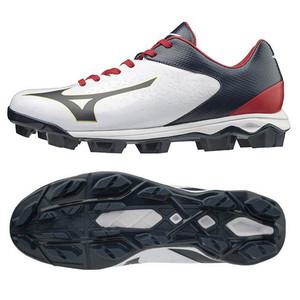 미즈노 유소년 성인 포인트 인조잔디화 192242 남+적