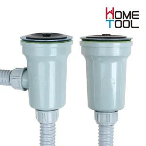 2구 소형 싱크대배수구 교체 세트