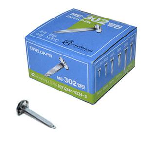 화신 할핀 302 중형 100개입 문서핀 관절인형 돌림판 회전판