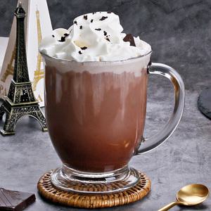 내열유리 튤립 머그컵 강화 유리컵 머그잔 홈카페 맥주 아이스 커피 라떼 잔 컵