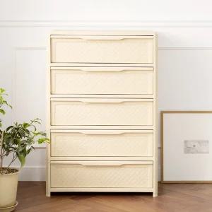 [에보니아] 비비 와이드 5단 수납 서랍장