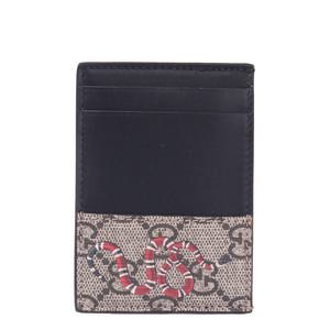 [구찌] GG 수프림 스네이크 카드 지갑 597554 HVFAN 8666