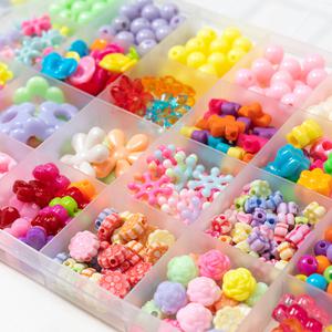 [율아트] 시드 비즈 공예 세트 24종 구슬 진주 비즈 팔찌 목걸이 마스크스트랩 악세사리 만들기 구슬꿰기