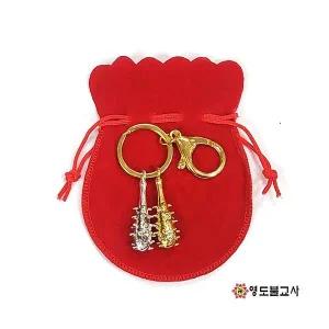 금은도깨비방망이열쇠고리불교용품도매,무속용품도매,무당용품도매,금전재수,재물열쇠고리