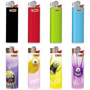 BIC J23 슬림 라이터 낱개 색상랜덤 클래식 / 디자인 라이타 강한 내구성