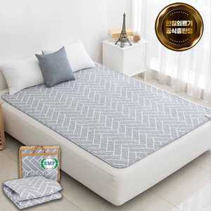 한일의료기 코지아 인공지능 EMF 온열 탄소매트 슬림형 전기매트 싱글 더블 워셔블 침대 거실 1인용 2인용