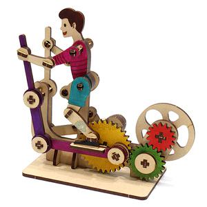 일립티컬 머신(오토마타) 모토마타 헬스기구 운동기구 MDF조립 키트 모형 목공예