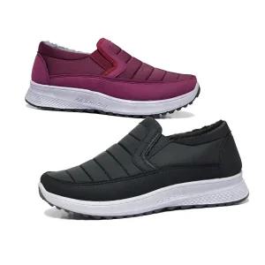 여성 겨울 털 단화 슬립온 운동화 패딩 털신발 방한화 달라