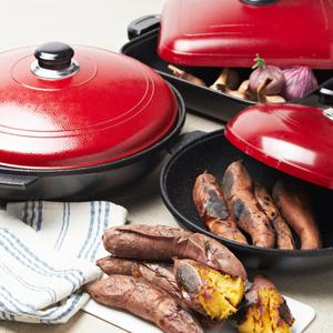 키친아트 매직팬 고구마 직화 냄비 군고구마 만들기