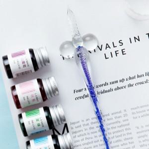 [갓샵]캘리그라피 독학 글라스펜 유리펜 딥펜 세트 [5color 글래스 글라스팬]