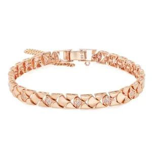 [골드리아] 14k 아트체인 여성 금팔찌