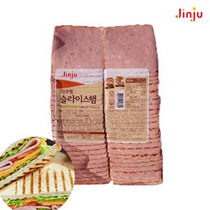 진주햄 슬라이스햄 1kg / 샌드위치 토스트 스모크 햄