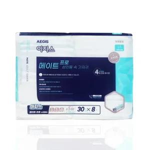 이지스 메이트프로 라운드(T)형 소변패드 속기저귀 30매x8팩(240매)