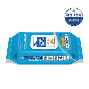NEW 마법의 청소박사 30매 5팩 청소용 크리너 기름때 찌든때 제거 물티슈 업소용