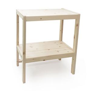 이앤위즈 심플리 2단렌지대 원목 밥솥렌지대 간편설치 DIY 수납장 선반 WDA05