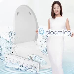 블루밍 특허받은 자동노즐세척 IPX7등급 터치리모컨 방수비데 필터가 필요없는 WB-R603