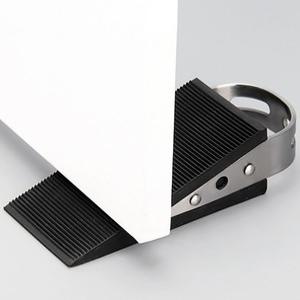 무타공 도어스토퍼 고급 스틸고무 삼각 도어스토퍼 현관문닫힘방지