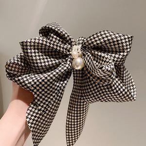 디어쇼룸 p019 드레스볼륨 왕리본 헤어자동핀 올림머리핀 왕리본핀 반머리핀