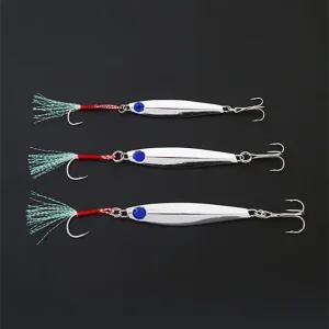 MTF 블루아이 선상 루어 채비 광 크롬 메탈지그 갈치 광어 20g, 30g, 40g