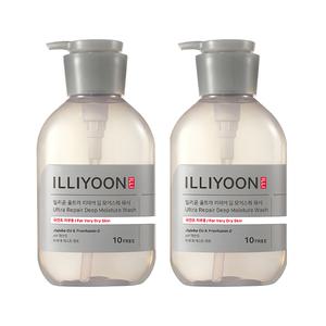 일리윤 울트라리페어 모이스춰클렌저, 500ml, 2개