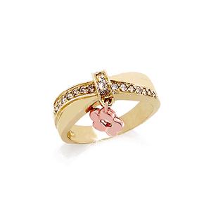 14K Gold 하늘이시여 플라워 미스링