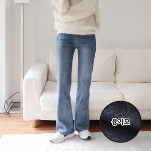 수비진 SP176 융기모 히든밴딩 롱 부츠컷 청바지/여성청바지/롱부츠컷/밴딩팬츠/융기모