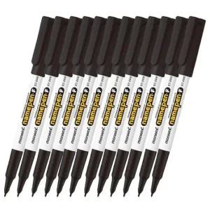 아트박스 오피스큐 모나미 네임펜F 흑색 12자루 1 0mm
