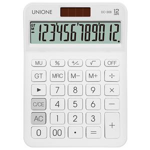 유니원 일반계산기 DC-308 화이트, 1개