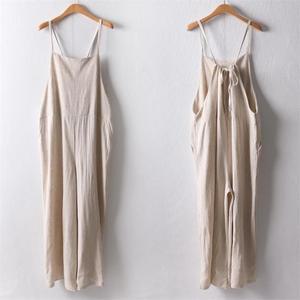 빅사이즈 106 무지끈나시롱점프슈트 DCHD668