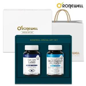 갤러리아 [로니웰] 부모님건강 선물세트 (루테인+칼슘 마그네슘 아연 비타