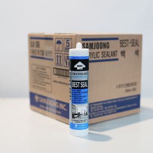 (주)삼중 BEST SEAL 아크릴 수용성 실리콘 300ml 1BOX