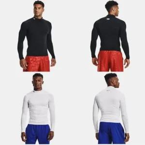 [갤러리아] [언더아머] (1369606) 남성 히트기어 아머 모크넥 긴팔 이너 컴프레션