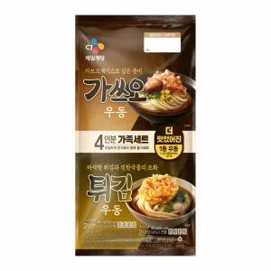 가쓰오우동2인+튀김우동2인(4인세트)