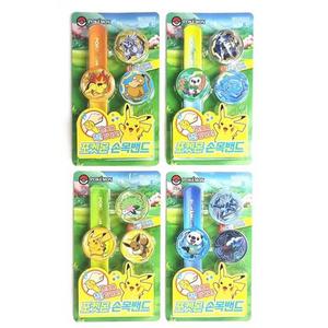 신상 포켓몬 손목 밴드 1개 포켓몬 원터치 팔찌 어린이 생일 선물 어린이날 선물 추천 크리스마스 선물