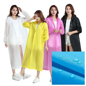 EVA 남여공용 레인코트 골프 라이더 등산용 배달 방수 아웃도어 비옷 경량 우비