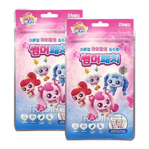 캐치티니핑 썸머패치 (24매입) 2개 모기퇴치 패치 스티커 캠핑 여행